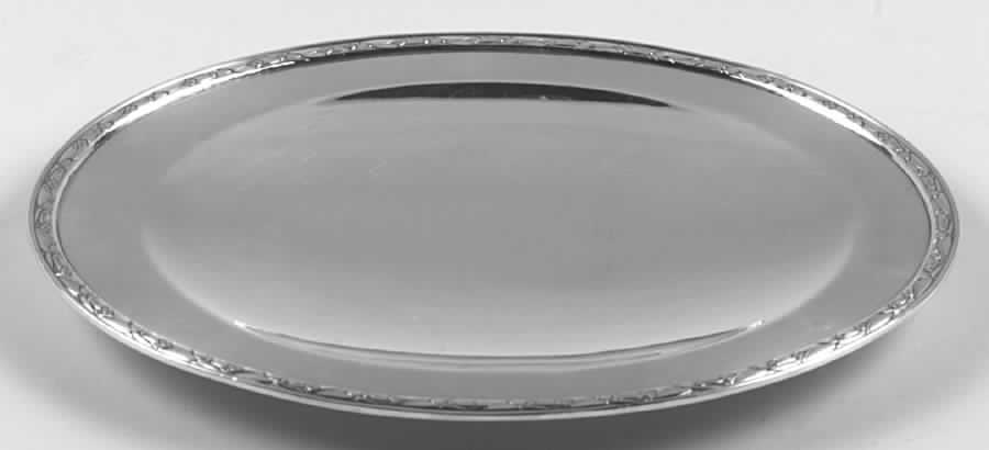 Her Majesty (Silverplate, Hollowware) Silverplate Footed Cake Plate by International Silver-1