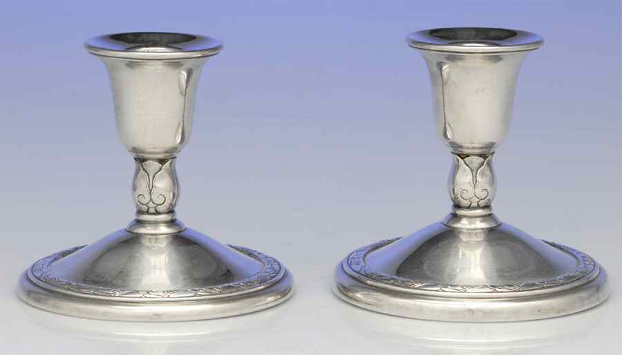 Her Majesty (Silverplate, Hollowware) 4" Console Candleholder by International Silver-1