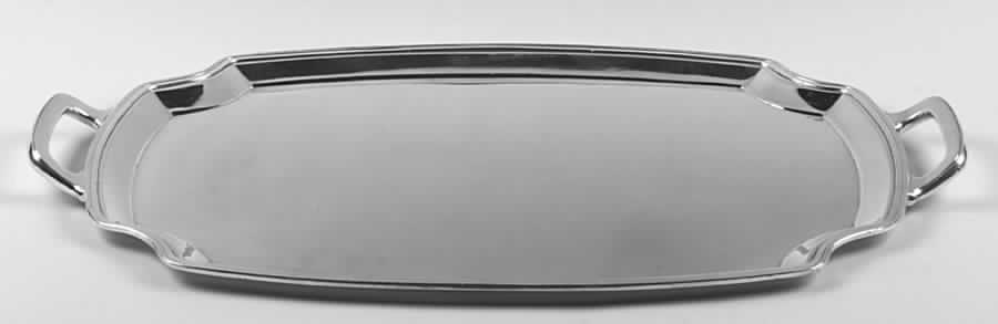 Legacy (Silverplate, Hollowware) Large Silverplate Waiter Tray by International Silver-1