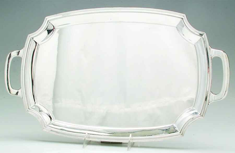 Legacy (Silverplate, Hollowware) Medium Silverplate Waiter Tray by International Silver-1
