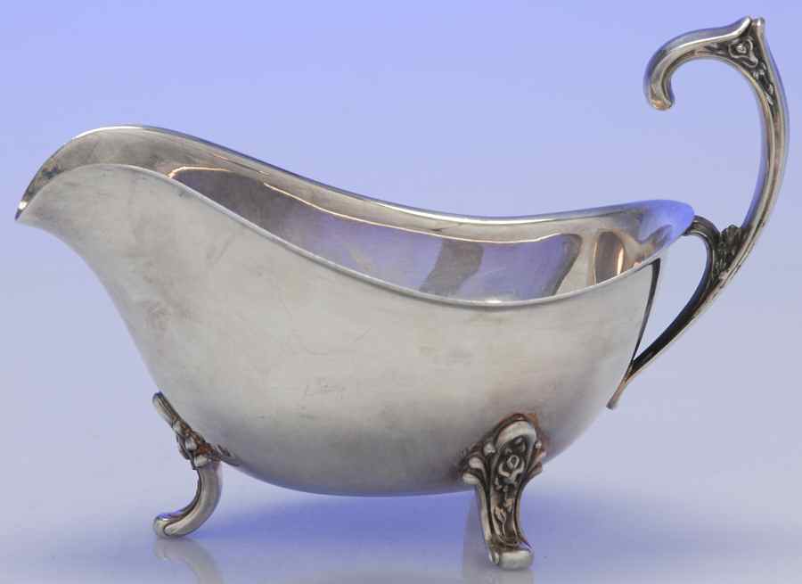 Magic Rose (Silverplate, Hollowware) Plated Gravy Boat No Underplate by International Silver-1