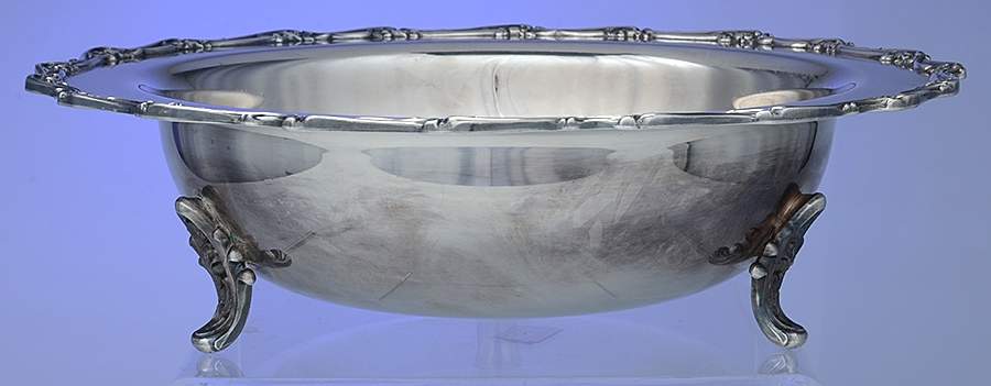 Magic Rose (Silverplate, Hollowware) Round Silverplate Centerpiece by International Silver-1