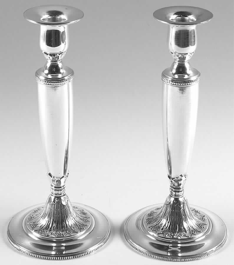 Marquise (Silverplate, Hollowware) Silverplate Candlestick by International Silver-1