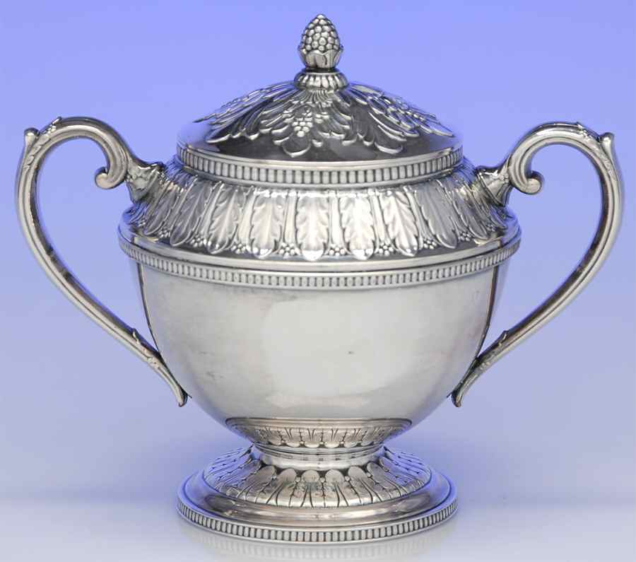 Marquise (Silverplate, Hollowware) Sugar Bowl & Lid by International Silver-1
