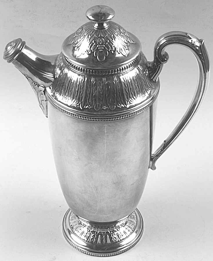 Marquise (Silverplate, Hollowware) Cocktail Shaker with Lid by International Silver-1