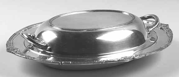 Marquise (Silverplate, Hollowware) Double Vegetable Bowl by International Silver-1