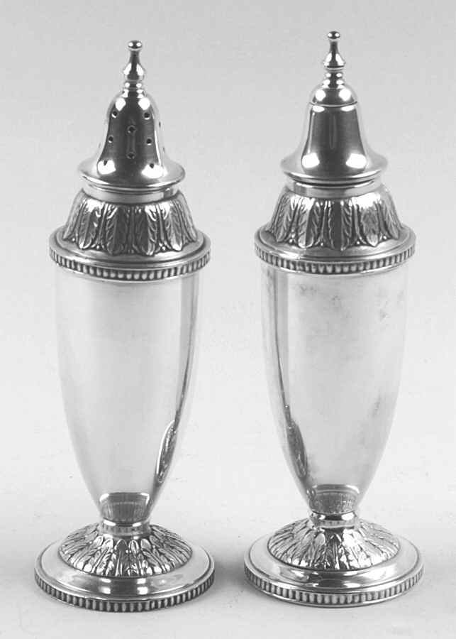 Marquise (Silverplate, Hollowware) Salt & Pepper Set by International Silver-1