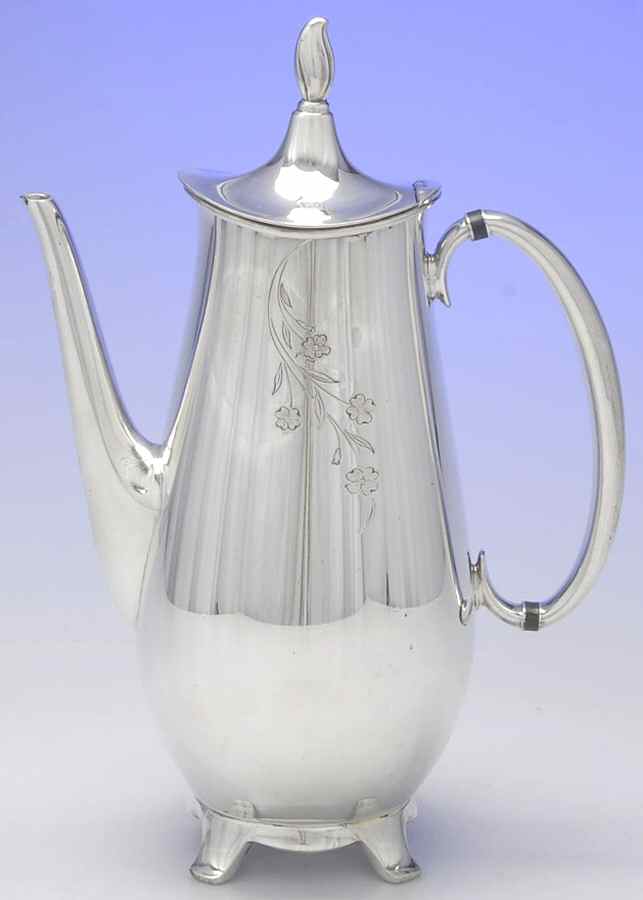 Springtime (Silverplate, Hollowware) Silverplate Coffee Pot by International Silver-1