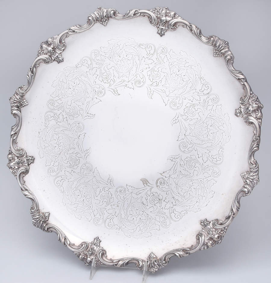 Orleans (Silverplate, Hollowware) Silverplate Aspic Tray by International Silver-1