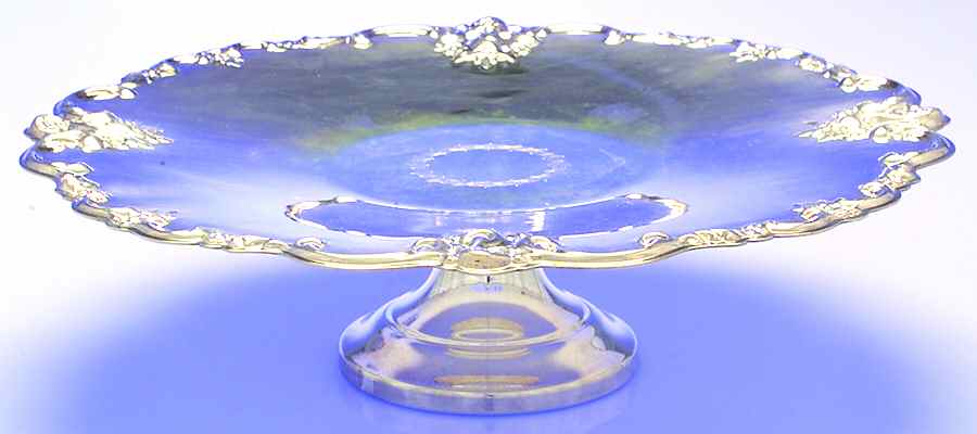 Orleans (Silverplate, Hollowware) Silverplate Cake Stand by International Silver-1