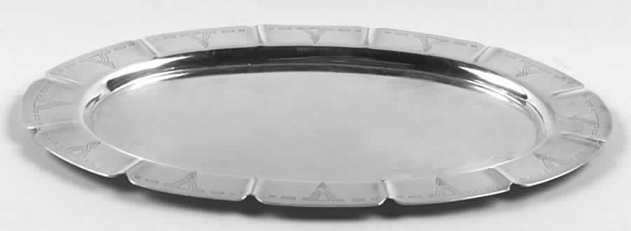 Paris (Silverplate, Hollowware) Silverplate Tray (for Creamer and Sugar Set) by International Silver-1