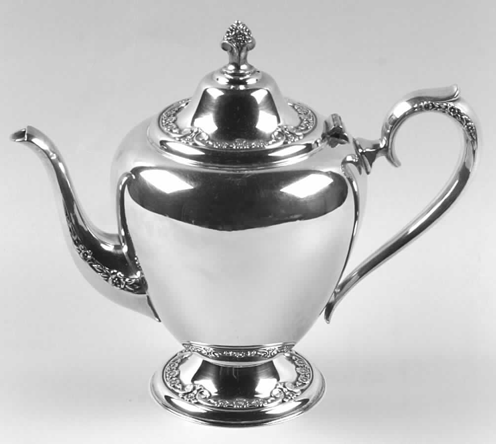Primrose II (Silverplate, Hollowware) Teapot by International Silver-1