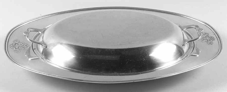 Princess-Lady Doris (Silverplate, Hollowware) Double Vegetable Bowl by International Silver-1