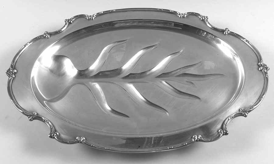 Reflection (Silverplate, Hollowware) Small Plated Footed Platter with Well by International Silver-1
