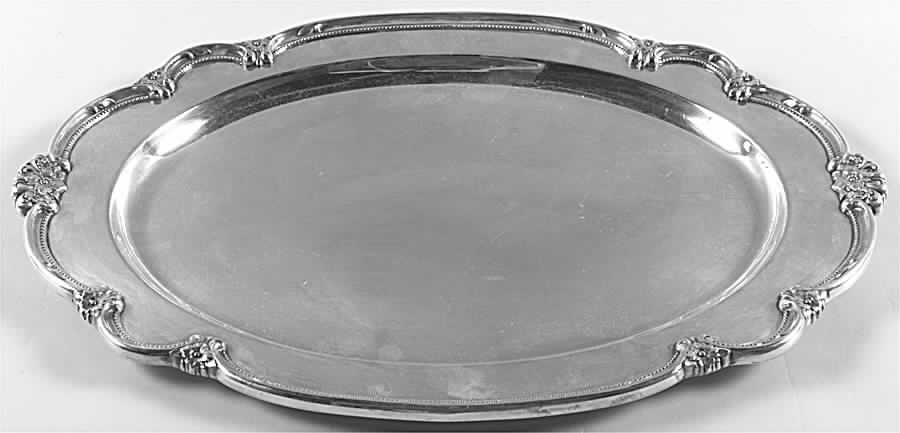 Remembrance (Silverplate, Hollowware) Silverplate Platter by International Silver-1