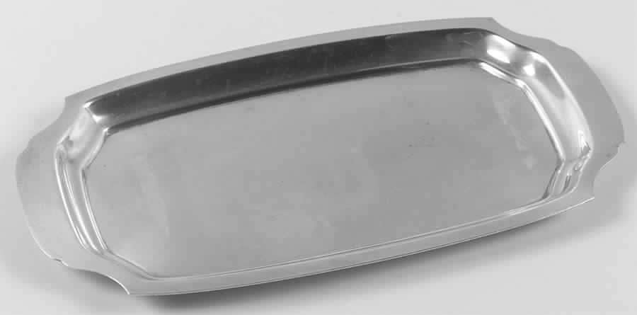 Remembrance (Silverplate, Hollowware) Silverplate Tray (for Creamer and Sugar Set) by International Silver-1