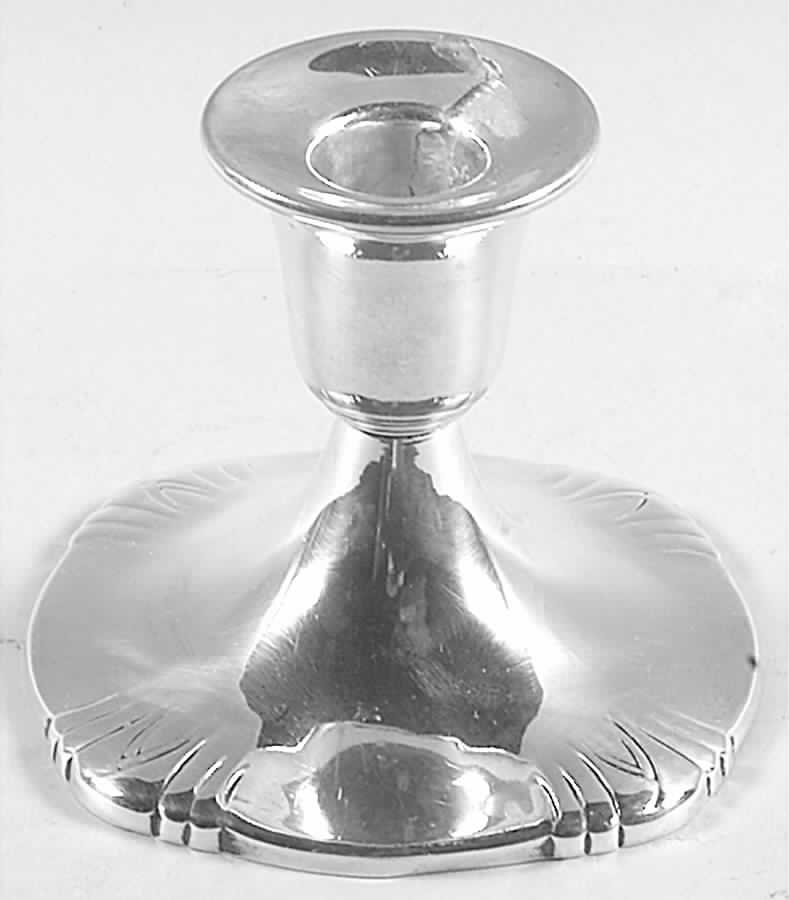 Silhouette (Silverplate, Hollowware) Plated Console Candleholder by International Silver-1