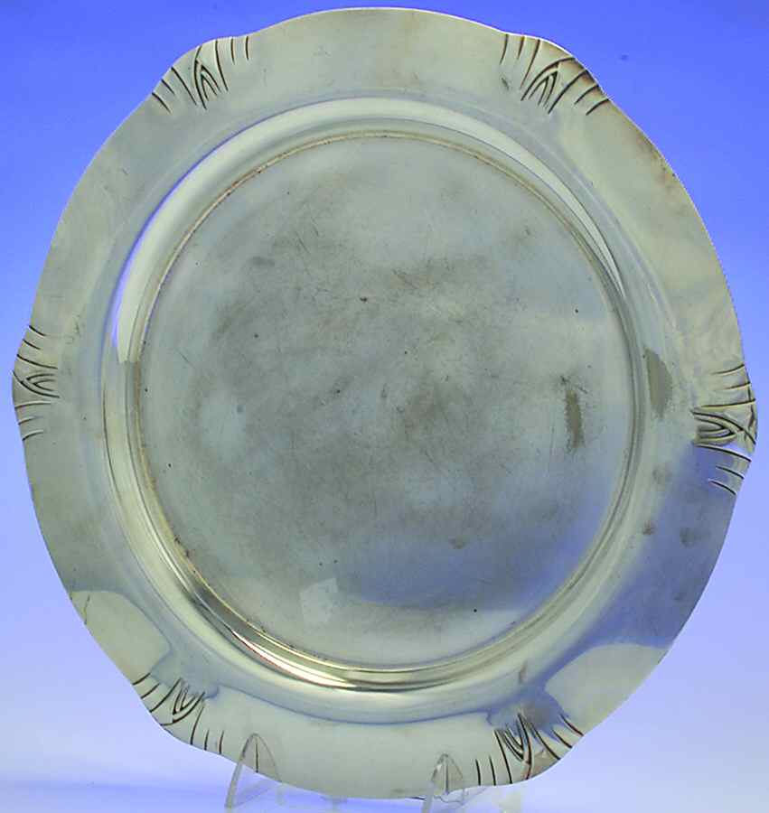 Silhouette (Silverplate, Hollowware) Chop Plate by International Silver-1