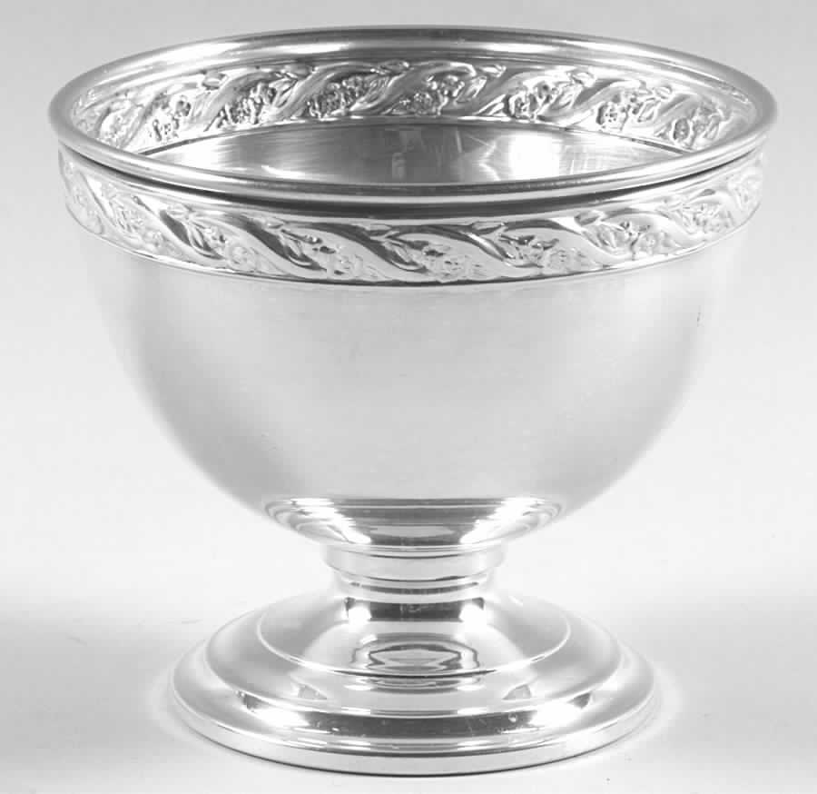 Spring Flower (Silverplate, Hollowware) Waste Bowl by International Silver-1