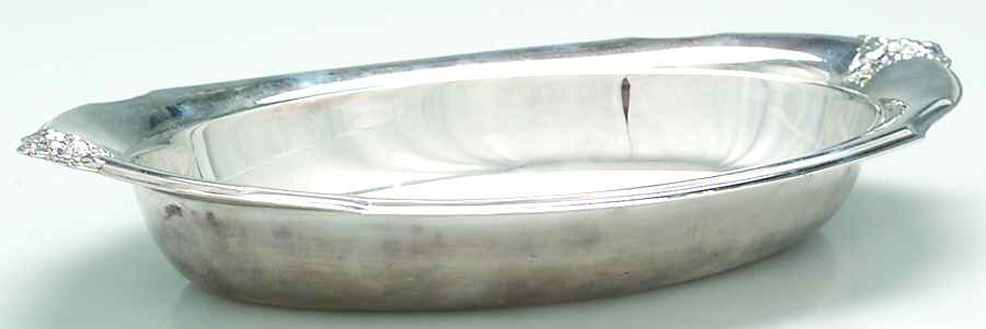 Spring Garden (Silverplate, Hollowware) Double Vegetable Bowl-No Lid by International Silver-1