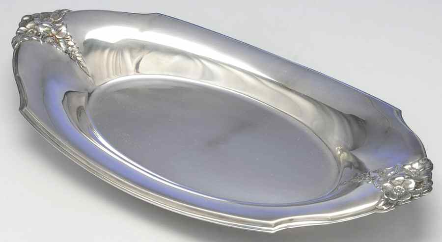 Spring Garden (Silverplate, Hollowware) 13" Bread Tray by International Silver-1