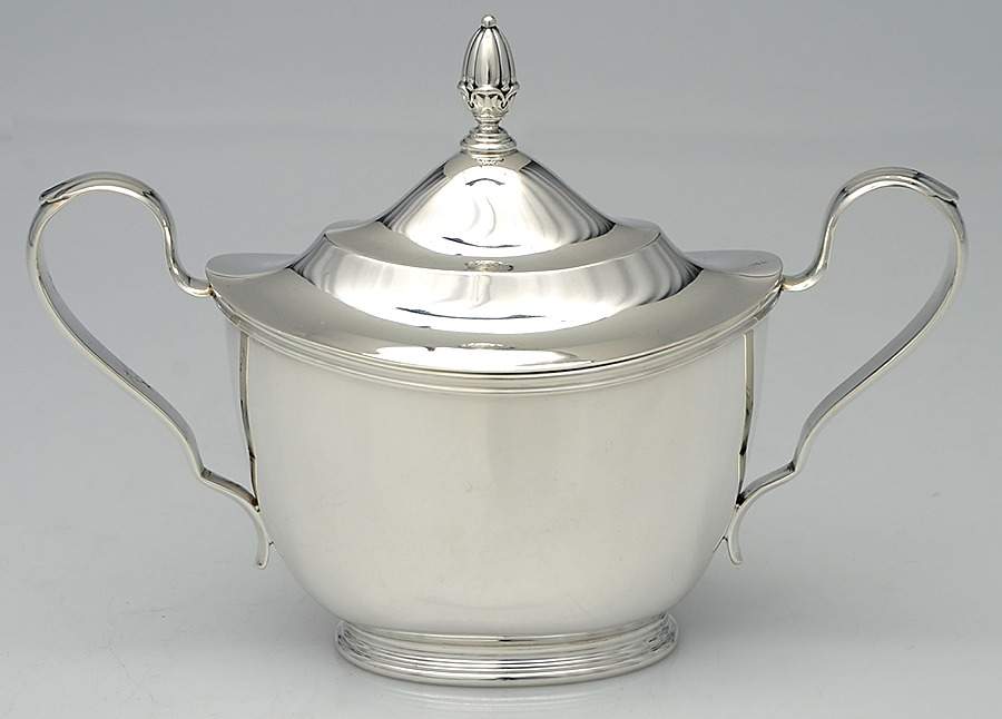 Richmond (Sterling, Hollowware) Sugar Bowl & Lid by International Silver-1