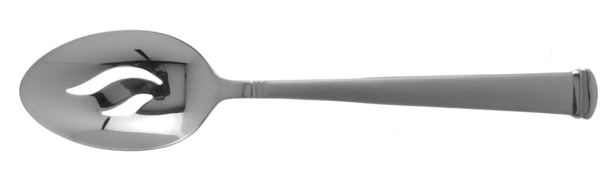 Berkeley Frost (Stainless) Pierced Tablespoon (Serving Spoon) by International Silver-1