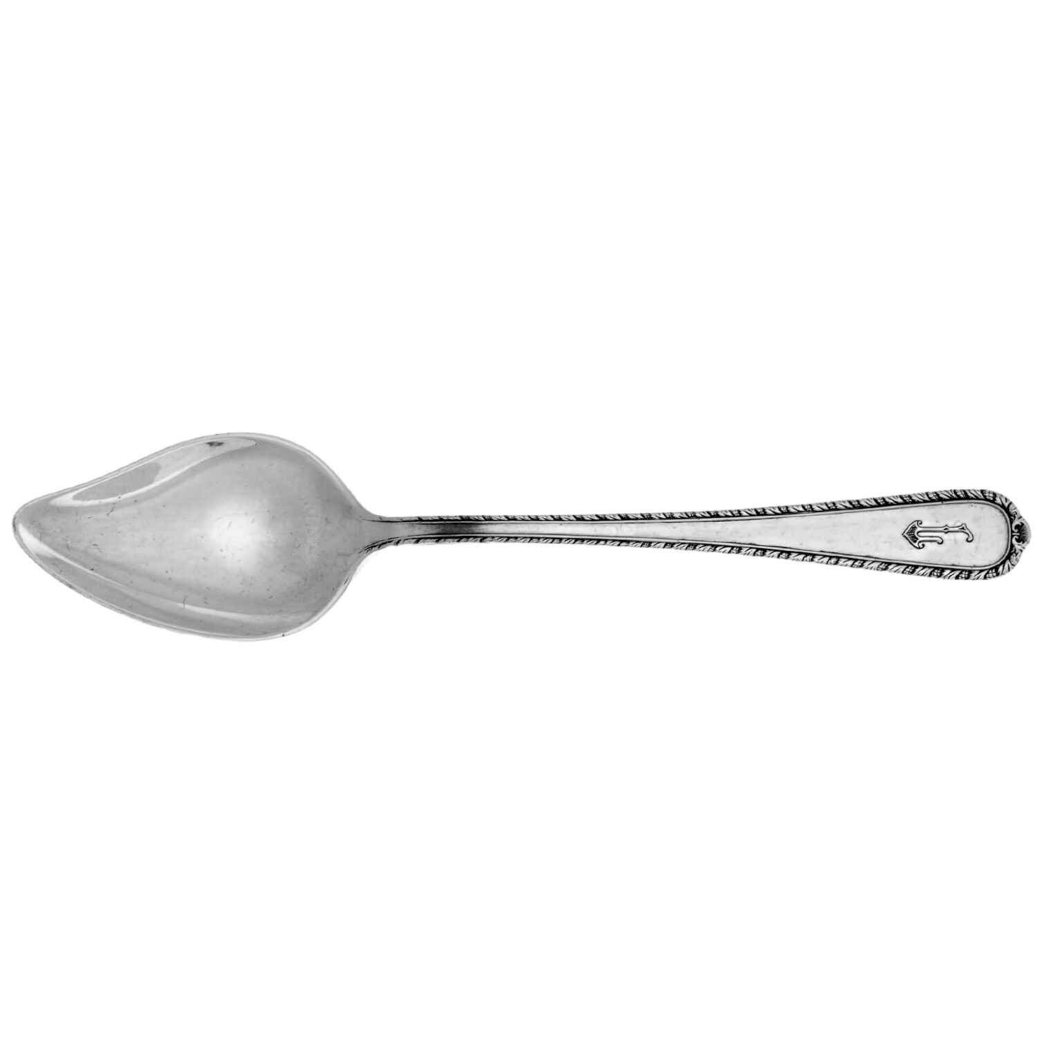 Pine Tree (Sterling, 1927, Monograms) Fruit/Orange Spoon by International Silver-1