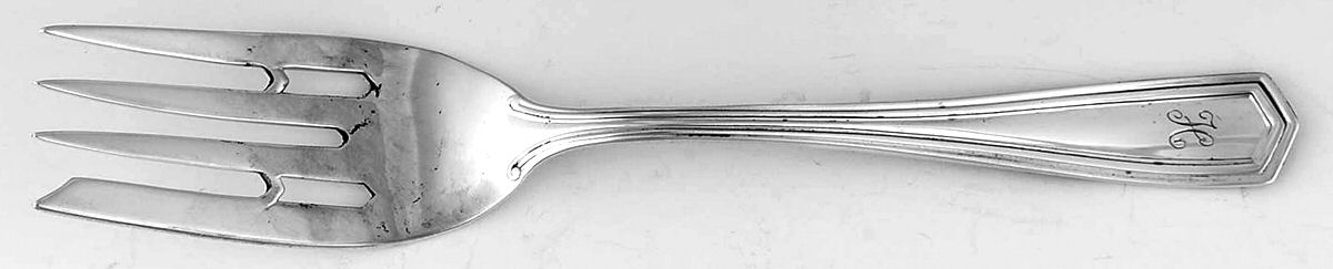 Brandon (Sterling, 1913) Individual Solid Fish Fork by International Silver-1