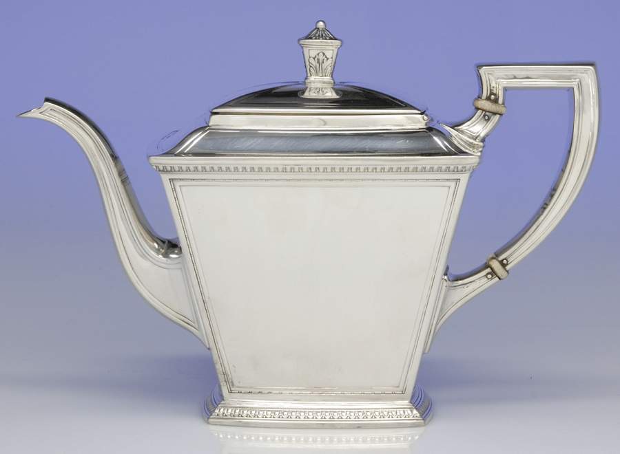 Pantheon (Sterling, 1920, Hollowware) Teapot by International Silver-1