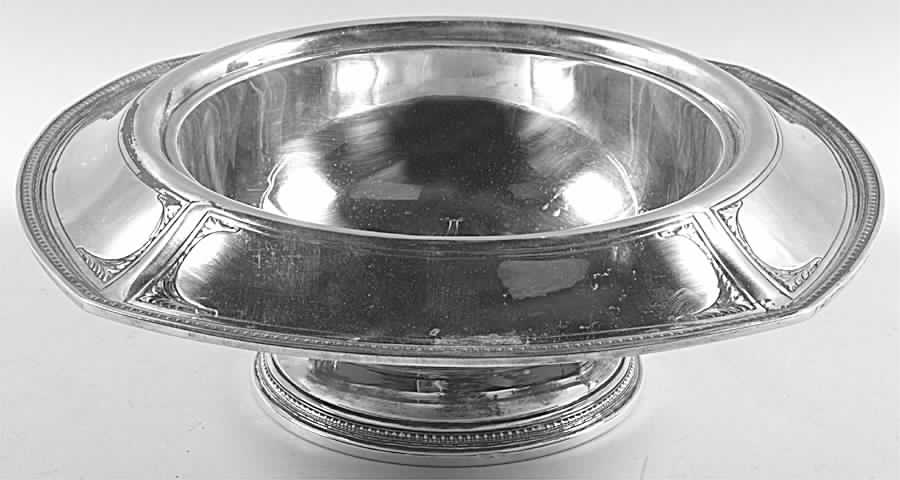 Pantheon (Sterling, 1920, Hollowware) 13" Footed Round Centerpiece No Frog by International Silver-1