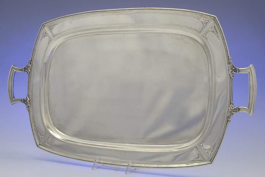 Pantheon (Sterling, 1920, Hollowware) Large Waiter Tray by International Silver-1
