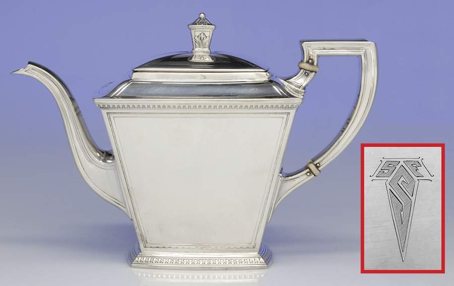 Pantheon (Sterling, 1920, Hollowware) Tea Pot by International Silver-1