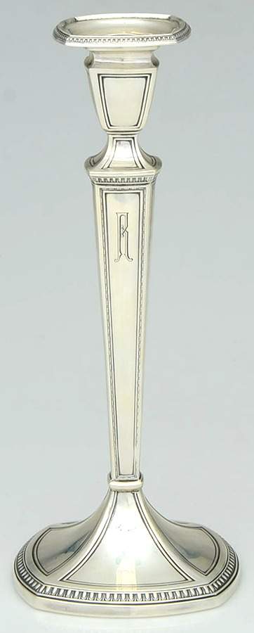 Pantheon (Sterling, 1920, Hollowware) Weighted Candlestick by International Silver-1