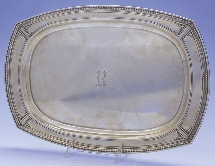 Pantheon (Sterling, 1920, Hollowware) Sterling Demitasse Tray by International Silver-1