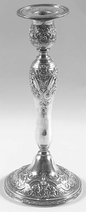 Paisley (Silverplate, Hollowware) 10" Candlestick by International Silver-1