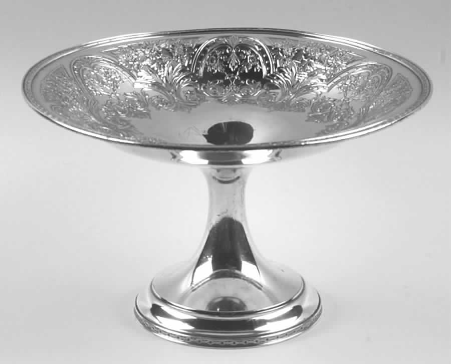 Paisley (Silverplate, Hollowware) 10" Round Footed Centerpiece by International Silver-1