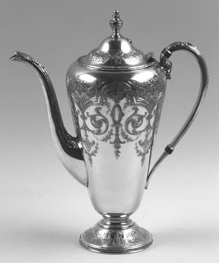 Paisley (Silverplate, Hollowware) Silverplate Demitasse Pot by International Silver-1