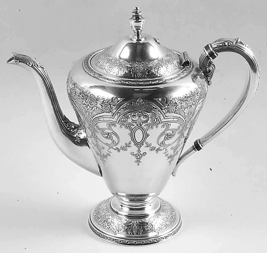 Paisley (Silverplate, Hollowware) Teapot by International Silver-1