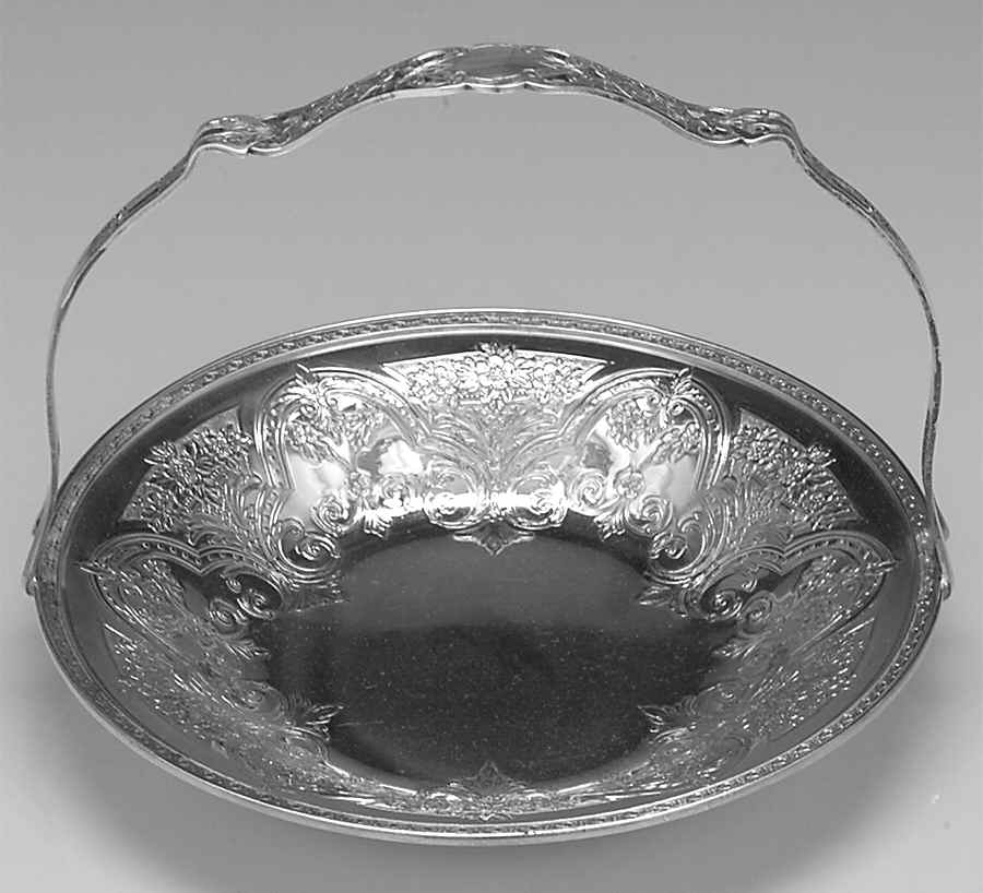 Paisley (Silverplate, Hollowware) 6" Handled Bon Bon Bowl by International Silver-1