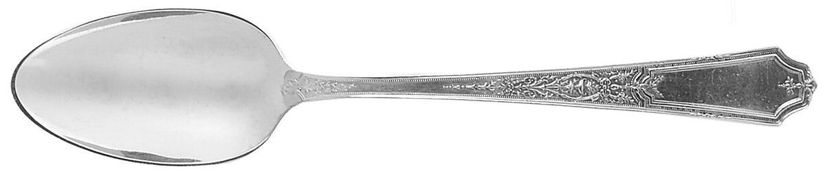 Ancestral (Silverplate, 1924, Monograms) Place/Oval Soup Spoon by International Silver-1