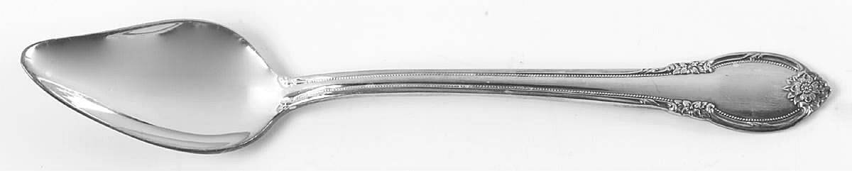 Remembrance (Silverplate, 1948, Monograms) Fruit/Orange Spoon by International Silver-1