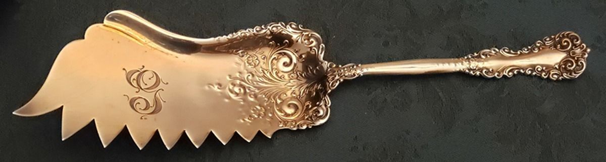 Revere (Sterling, 1898, No Monograms) Solid Macaroni Server by International Silver-1
