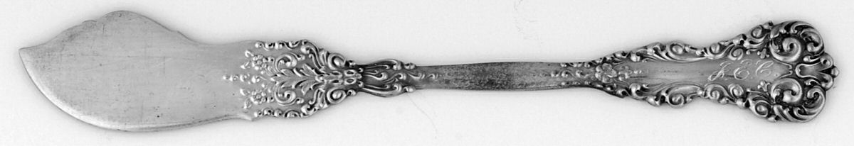 Revere (Sterling, 1898, No Monograms) Small Flat Handled Butter Spreader by International Silver-1