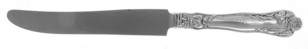 Stratford (Sterling, 1902, Monograms) New French Hollow Knife by International Silver-1