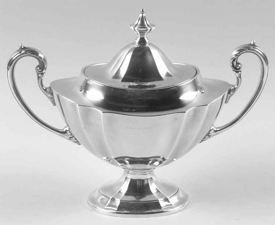 1810 (Sterling, 1930, Hollowware) Sugar Bowl & Lid by International Silver-1