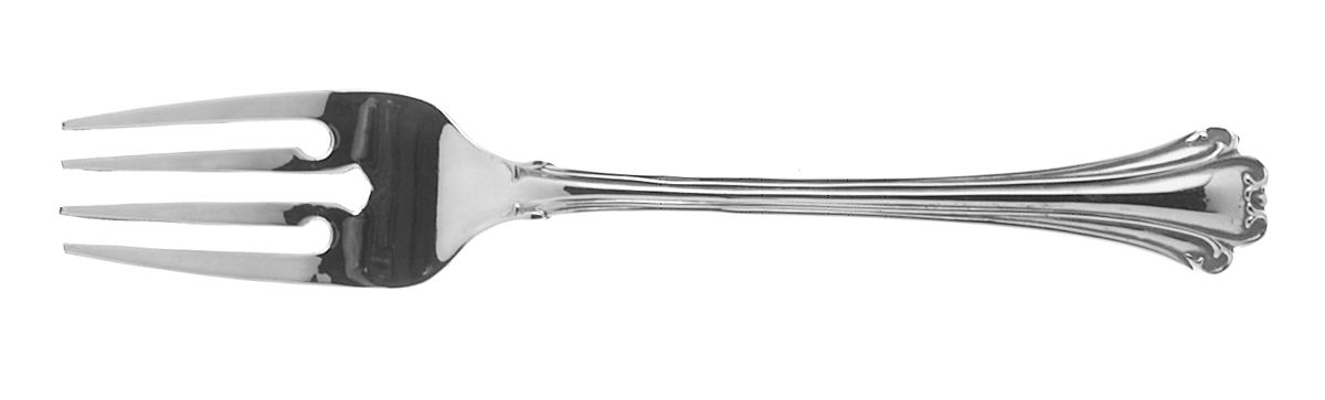 American Chippendale (Silverplate) Individual Salad Fork by International Silver-1