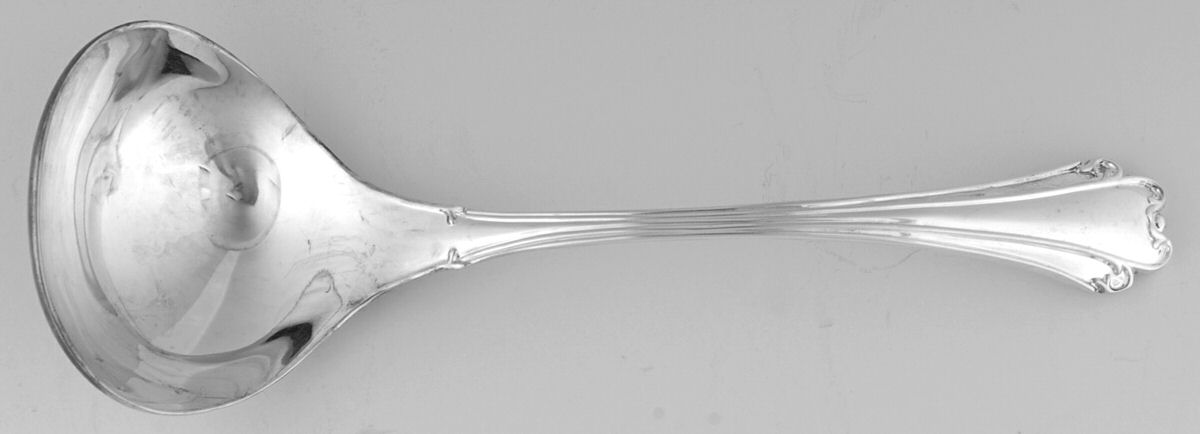 American Chippendale (Silverplate) Solid Gravy Ladle by International Silver-1