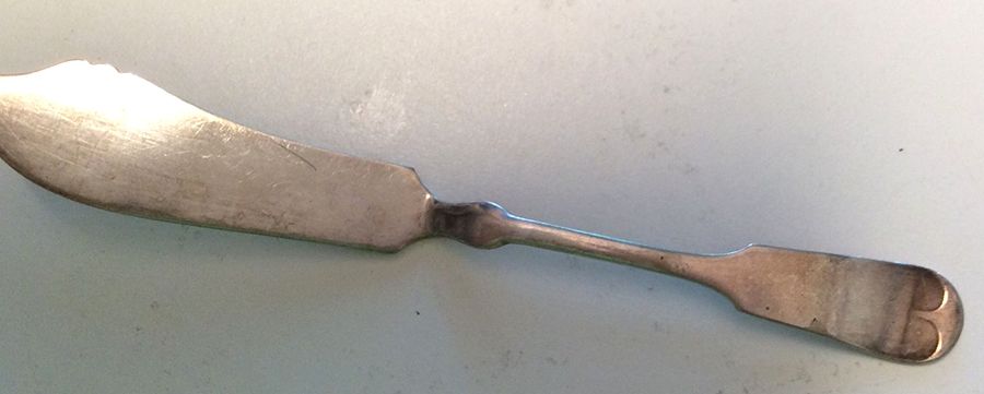 INS282 (SILVERPLATE) Flat Handle Master Butter Knife by International Silver-1