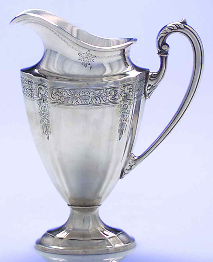 1810-Engraved (Sterling, 1930, Hollowware) Creamer by International Silver-1